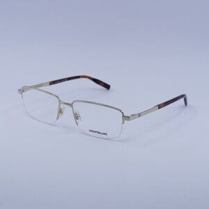 Montblanc MB0020O 003 Eyeglasses Gold 56mm Rectangle Frame